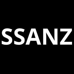 SSANZ unisex - large white logo tee Design