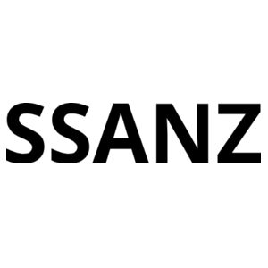 SSANZ unisex - large white logo tee 2 Design